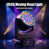U`King 19X15W Luz Móvil Wash DMX512 RGBW 4IN1 LED con Zoom para Escenario, DJ, Discoteca, KTV, Bar, Fiesta
