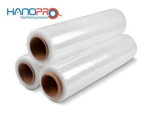 Film étirable transparent en PE de fabrication vietnamienne, meilleur prix, écologique, largeur 50 cm, souplesse et rigidité - Product Image 2