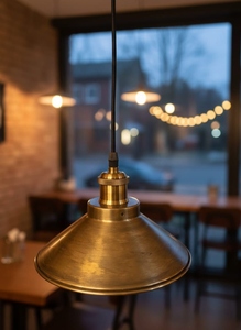 Vintage industrial brass pendant light retro metal hanging <b>lamp</b> for <b>kitchen</b> island dining room cafe bar decor antique copper - Product Image 2