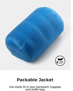 Women's Lightweight Packable Hooded <b>Winter</b> <b>Quilted</b> Puffer Jacket Detachable Sleeves Hat Water Resistant Fur Lining - Product Image 5