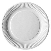 Assiettes en papier biodégradables compostables élégantes de couleur ivoire pour mariages formels, fêtes, anniversaires