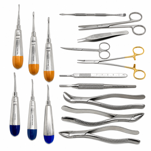 Kit de Instrumentos Dentales Veterinarios Alemanes de Primera Calidad, Juego de 16 Pinzas de Extracción, Btech Enterprises, Seguro y Confiable para Perros y Gatos - Product Image 1