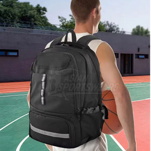 Mochila de Baloncesto Protectora Versátil para Todo Clima con Red Integrada para Balón, para Actividades Deportivas al Aire Libre - Product Image 5