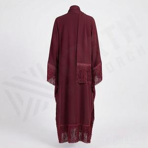 Nuevo estilo, diseño de manga de murciélago con color personalizado, ropa para mujer para el Eid, vestido Abaya musulmán personalizado para damas, elegante y nuevo. - Product Image 2