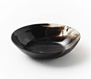 Bol en corne de buffle sculpté à la main, de haute qualité, poli, pour la cuisine, le service de soupes et nouilles, élégant, imitation antique, objet d'art - Product Image 4