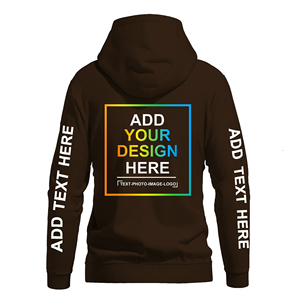 Sweat-shirt à capuche en coton imprimé intégral de qualité supérieure pour homme, avec cordon de serrage, style streetwear décontracté, vente en gros, logo personnalisé OEM - Product Image 5