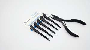 Outils de pose d'extensions capillaires très demandés : pinces crocodile, pinces de sectionnement pour coiffure, pinces de sélection pour extensions capillaires, pinces de coiffage bec de canard - Product Image 6