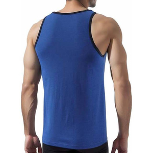 Camiseta sin Mangas Personalizada para Hombre, Fabricada en Poliéster Transpirable y Ligero, Proveedor y Fabricante de Chalecos Deportivos - Product Image 4