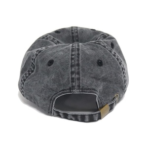 หมวกเบสบอลผ้าฝ้ายทวิลล์ 100% ปักโลโก้ตามสั่ง หมวกทรงแด๊ด ปรับขนาดได้ ทรงวินเทจ ทำสีซีดแบบดิสเทรส ขายส่ง - Product Image 2