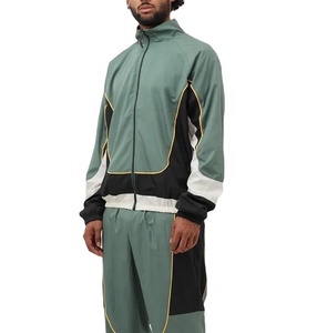 Chaqueta Cortavientos Personalizada 100% Nailon con Cierre Frontal, Logotipo Personalizado, Doble Cremallera, Chaqueta Cortavientos Informal para Hombre - Product Image 2