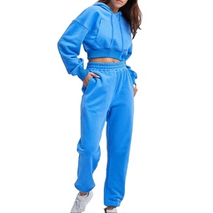 Los más vendidos, chándal para mujer, conjunto de pantalones de chándal y sudadera con capucha, ropa de entrenamiento y jogging, conjunto de 2 piezas, fabricantes de ropa - Product Image 1