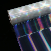 Rouleau de film holographique transparent SHENGSHENG pour l'emballage de luxe et la décoration de cartes haut de gamme