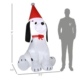 Christmas <b>Inflatable</b> Outdoor Holiday Yard Decorations Festive Christmas <b>Inflatables</b> for Home Decorations - Product Image 4