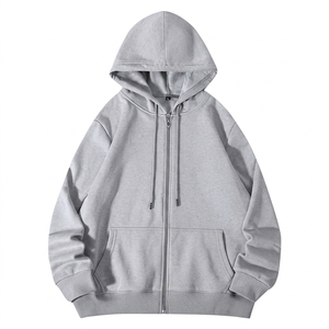 Custom Men Hoodie Cotton Polyester Zip up Hoodie Custom logo Casual Hoodies Jacket - Product Image 3