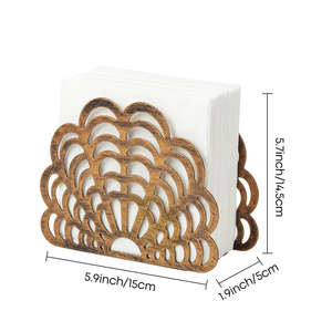 Porta Servilletas con Diseño de Pavo Real, Elegante Soporte de Metal para Servilletas de Papel con Diseño de Pájaro para Mesa de Comedor, Cocina, Restaurante, Hotel, Fiesta, Hogar - Product Image 3