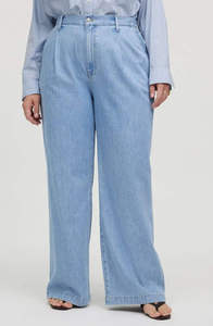 Pantalon large en velours côtelé taille haute pour femme, style vintage, respirant, écologique, coupe ample, vente en gros sur mesure - Product Image 2