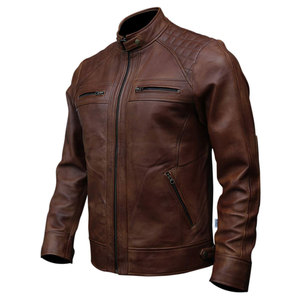Chaqueta de Cuero Estilosa para Hombre - Colores Personalizables, Logotipo Frontal, Alta Calidad, Invierno, Casual, Ecológica, con Capucha, Servicio OEM, Venta al Por Mayor - Product Image 2