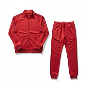 Nouvel ensemble de survêtement unisexe respirant à manches longues, col montant, fermeture à cordon, poids moyen, pour le football, de style New Jersey - Product Image 5