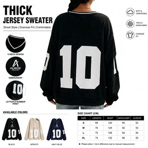 Custom Casual Plus Size Unisex Breathable 100% Polyester Print Streetwear American Football Jerseys Embroidery Patch Letter Logo - Product Image 2