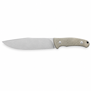 Professional Fixed Blade Hunting Knives with Beige Textured Grip Wide <b>Steel</b> Blade for <b>Outdoor</b> Camping Trail Cutting and Fieldwor - Product Image 1