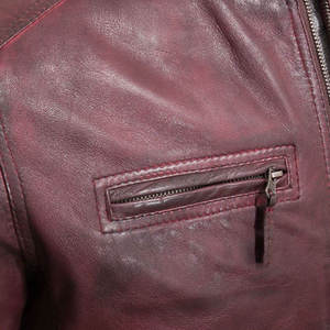 High Street Style <b>Men's</b> Leather <b>Jacket</b> Canvas Waterproof Breathable Eco-Friendly Winter OEM Service Custom Colors Front Logo - Product Image 6