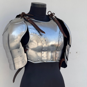 Armadura de Acero Hecha a Mano y Protección de Hombros para Cosplay de Guerrero Medieval, Disfraz Histórico, Equipo de Batalla de Fantasía - Product Image 2