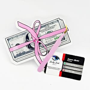 Outils pour cils Lucky Lash, derniers modèles durables, supports pour cils en forme de dollar, pinces à cils, supports personnalisables en acrylique pour outils à cils - Product Image 5