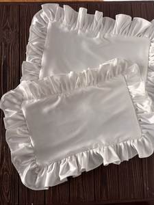 Ensemble de sets de table en coton rose à volants, élégants pour la table à manger, décoration de maison de style campagnard, fabricant OEM, vente en gros - Product Image 5