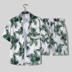 Conjunto de Camisa y Pantalones Cortos de Verano con Estampado de Serigrafía 100% Algodón, Diseño Doble de Camisa, la Mejor Calidad, Personalizado de Fábrica - Product Image 5
