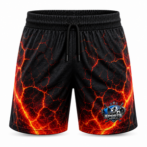 Pantalones Cortos de Fútbol de Primera Calidad, Poliéster Interlock Reciclado, Secado Rápido, Flexibles, Suaves, Transpirables, Tejido Deportivo Profesional - Product Image 1