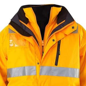 High Visibility Waterproof Reflective Safety <b>Jacket</b> Men Winter <b>Work</b> Wear Industrial Heavy Duty Hi Vis <b>Construction</b> - Product Image 5