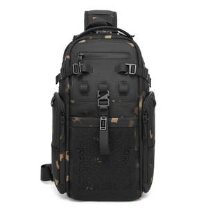 Bolsa de Pecho Impermeable Bagnex B4539 de Nailon Oxford, Elegante Bolsa Cruzada para Viajes, Senderismo y Actividades al Aire Libre, 20-36L, Anti-Robo - Product Image 3