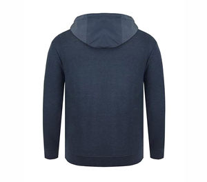 Sweat à capuche zippé intégral 2 voies pour homme, en coton épais, coupe classique, respirant, écologique, avec poches, vierge pour personnalisation - Product Image 4