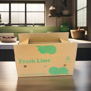 Cajas Corrugadas Ranuradas de 5 Capas de Calidad OEM/ODM, Color Verde Lima, 5 mm de Grosor, Resistentes a los Rayos UV y al Agua, Acabado de Doble Cara, Hechas con Materiales Reciclados - Product Image 1