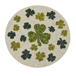 Exclusive Design Fresh Arrivals Place-<b>mats</b> Golden Beaded Luxurious Farmhouse Table Decor - Product Image 1