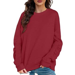 เสื้อสเวตเตอร์คอกลมผ้าฝ้ายคุณภาพพรีเมี่ยมสำหรับฤดูใบไม้ร่วงพิมพ์ลายสกรีนไซส์ใหญ่พิเศษออกแบบได้ตามที่ต้องการ6XL สำหรับผู้ชายผู้หญิง - Product Image 1