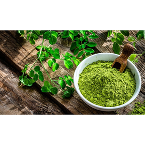 Poudre de feuilles de Moringa de qualité alimentaire, extrait végétal, emballage en fût, OEM, étiquette privée disponible - Product Image 2