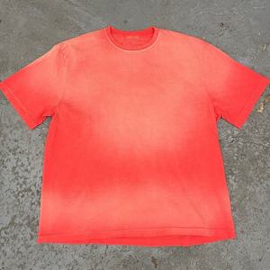 เสื้อยืดคอตตอน 100% คุณภาพสูง ลดราคาพิเศษ ทรงโอเวอร์ไซส์ สไตล์วินเทจฟอกสี ผลิตโดย Cumbre Sports - Product Image 1