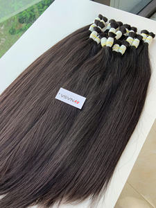 Prix de gros des extensions de cheveux en vrac Cheveux humains vietnamiens Double noyade 100 grammes Couleurs claires 26 pouces - Product Image 5