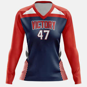 Uniforme y Camiseta de Voleibol de Manga Larga, Diseño Personalizado al por Mayor OEM - Product Image 3