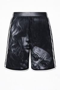 Mens Streetwear Graphic Print Shorts Breathable Athletic Gym Casual Summer Jogger Shorts with Pockets <b>Comfortable</b> - Product Image 3