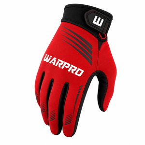 ถุงมือมอเตอร์ครอสพิมพ์ลายฤดูร้อนแบบกำหนดเองของ WARPRO Industry ป้องกันลม กันลื่น แห้งเร็ว ระบายอากาศได้ดี น้ำหนักเบา ปิดนิ้วมือทั้งหมด - Product Image 2