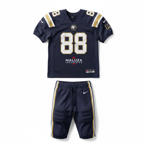 Tenue complète de football américain personnalisée, sublimée, couleurs d'équipe, logo, vêtements de performance professionnels pour le jour du match - Product Image 1