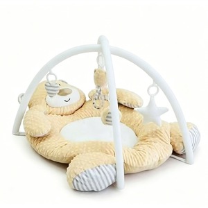 Tapis de jeu en peluche avec arche d'activités pour bébés de 0 à 24 mois, jouet doux unisexe pour usage domestique - Product Image 2
