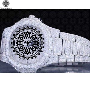 Charm Jewells – montre de luxe en acier inoxydable pour femmes, cadran analogique rond de 38mm, mouvement à Quartz en cristal saphir, mode féminine - Product Image 1