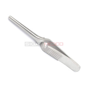 คีมจับเนื้อเยื่อแบบตรง ขนาด 3.5 นิ้ว ทำจากสแตนเลส สำหรับการผ่าตัดด้วยมือ ใช้ในทางการแพทย์และสัตวแพทย์ อุปกรณ์ทนทาน ได้รับมาตรฐาน CE - Product Image 6