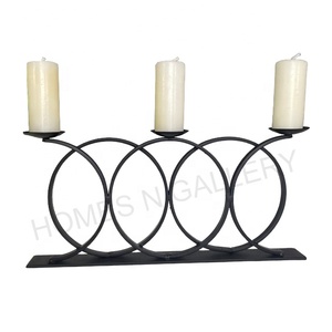 Candelabro de Metal decorativo para decoración de sala de estar, soporte para mesa de celebración de Navidad y boda, lo último en ventas - Product Image 1