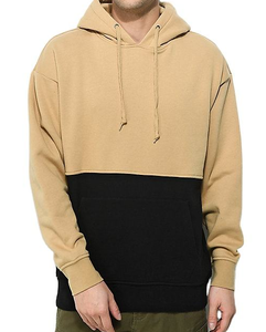 Sudadera con Capucha para Hombre, Invierno, 100% Algodón, Forro Polar, Corte Holgado, Antiarrugas, 280g, Impermeable, Combinación de Colores - Product Image 1