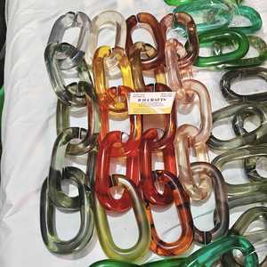 Eslabones de Cadena Hechos a Mano con Resina Epoxi Transparente de Alta Calidad, Decoración Colorida para Colgar en la Pared, Proyectos de Bricolaje, Ángel Artístico de Graduación - Product Image 1