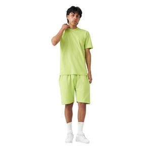 Nouvel Arrivage 2026 – Ensemble d'été 2 pièces pour homme : T-shirt à manches courtes et short en Spandex respirant de haute qualité – Ensembles d'été OEM - Product Image 2